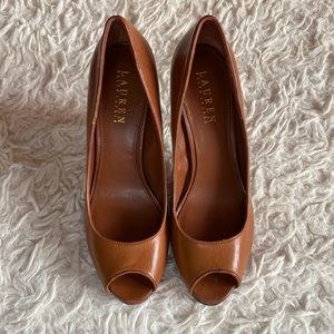 Ralph Lauren Peep Toe heels